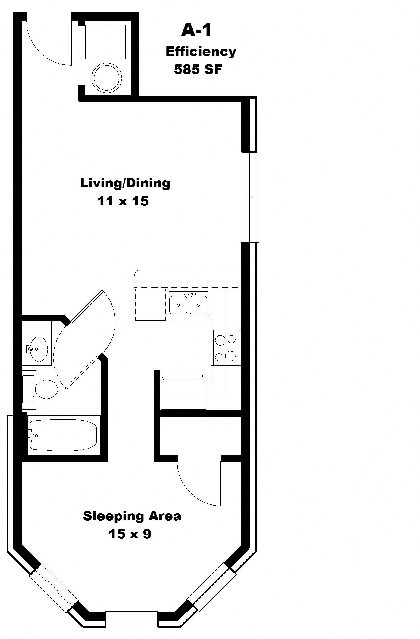 210 E Sycamore St Studio-2 Beds Apartment for Rent - Photo Gallery 10